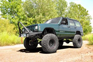 Jeep Cherokee Suspension Lift Kit - Front + Rear - Rough Country - 6.5 Inch X-Series N3 - '85-'01